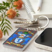 Creightonの紋章付き外衣 キーホルダー (正面右)