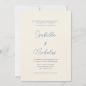 cremeデジタルテンプレート結婚式招待状 招待状 (正面)