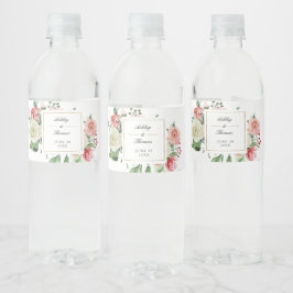 Cremeモダンバラフローラ水の色結婚の ペットボトルラベル