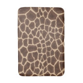 Creme Braune Giraffe Flecken Druck バスマット (正面縦)