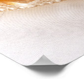 Creme caramel type of pudding with caramel ポスター (角)