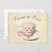 Creme de Noel シーズンポストカード (正面/裏面)