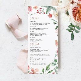 Crème & Rose | 春の花ウェディングメニュー メニュー