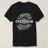 CRENSHAW名字おもしろいファミリーツリー誕生日ルニオ Tシャツ (デザイン正面)