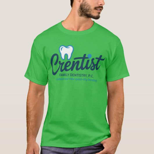 Crentist Family Dentistry - The Office Tシャツ (正面)