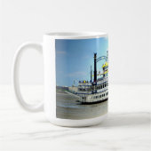 Creolの女王の蒸気船のニュー・オーリンズのマグ コーヒーマグカップ (左)