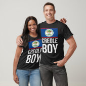 Creole Boy Belize Pride Belizean Flag Culture Afro Tシャツ (ユニセックス)