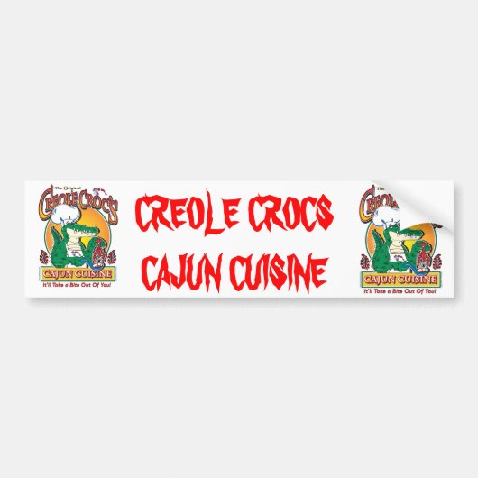 CREOLE-CROC バンパーステッカー (正面)