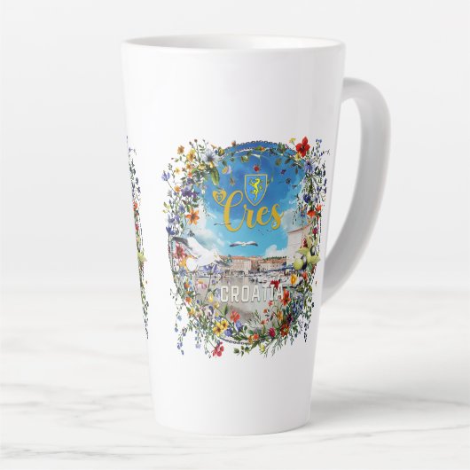 Cres  カフェラテマグ (右アングル)