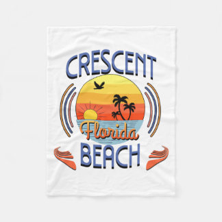 Crescent Beach, California フリースブランケット