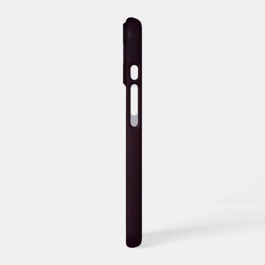 Crescent Moon Dark Minimal Phone Case iPhone 16ケース (左側面)