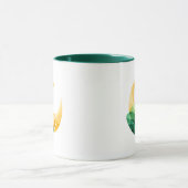 Crescent Moon Gold Pot St. Patrick's Day Mug マグカップ (中央)