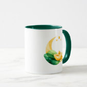 Crescent Moon Gold Pot St. Patrick's Day Mug マグカップ (正面右)