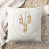 Crescent Moon Lantern Pillow クッション (ブランケット)