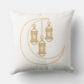 Crescent Moon Lantern Pillow クッション (裏面)