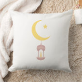 Crescent Moon & Lantern Pillow クッション (ブランケット)