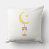 Crescent Moon & Lantern Pillow クッション (正面)