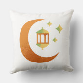 Crescent Moon & Lantern Pillow  クッション (裏面)
