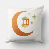 Crescent Moon & Lantern Pillow  クッション (正面)