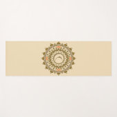 Crescent Moon Mandala ヨガマット (正面(横))