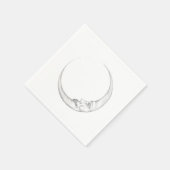 Crescent Moon Paper Napkin スタンダードカクテルナプキン (角)