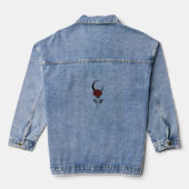 Crescent Moon & Rose Denim Jacket デニムジャケット (裏面)