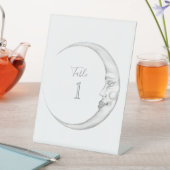 Crescent Moon Table Number Place Card 台座サイン (インサイチュ)