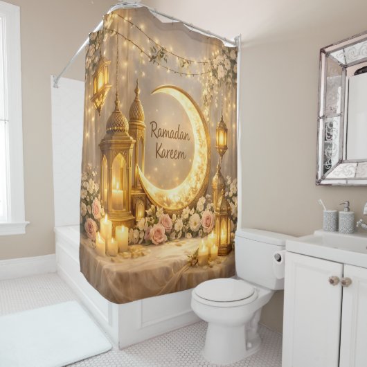 Crescent Of Light & Peace - シャワーカーテン (インサイチュ)