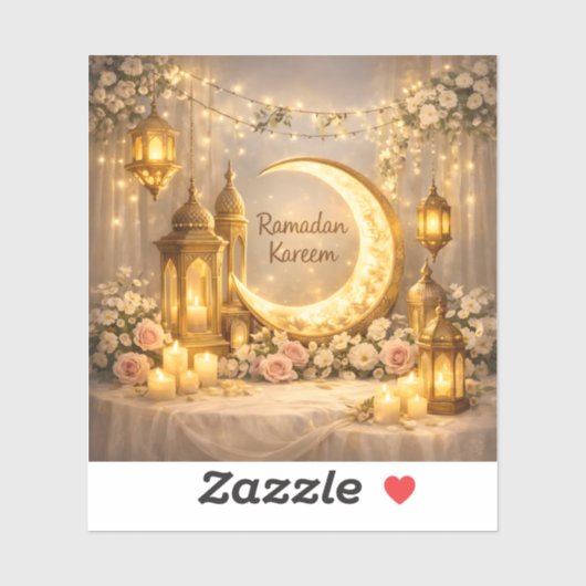 Crescent Of Light & Peace - Square Vinyl シール (シート)