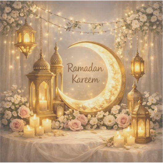 Crescent Of Light & Peace - Square Vinyl シール (正面)