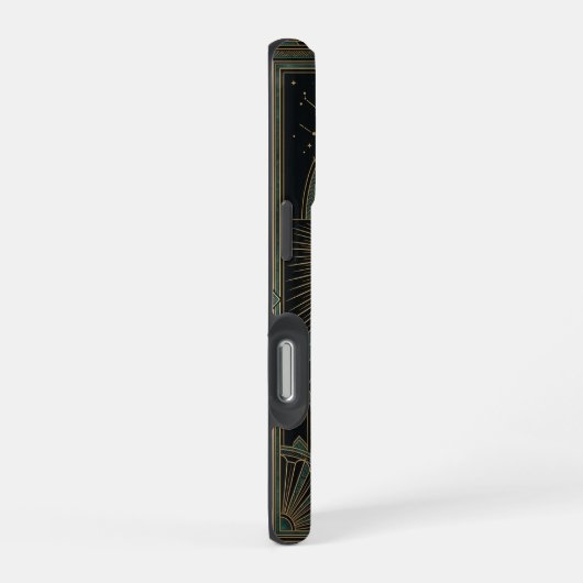 Crescent Star Deco Moon | Art iPhone 16 Pro Case iPhoneケース (右側面)