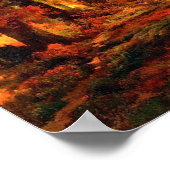 Cresheim Glen、Wisshaickon、Autumn Thomas Moran ポスター (角)