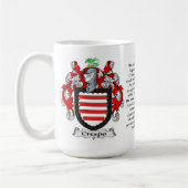 Crespo、起源、意味および頂上 コーヒーマグカップ (左)
