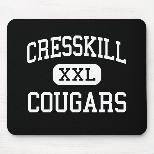 Cresskill -クーガー-高Cresskillニュージャージー マウスパッド (正面)
