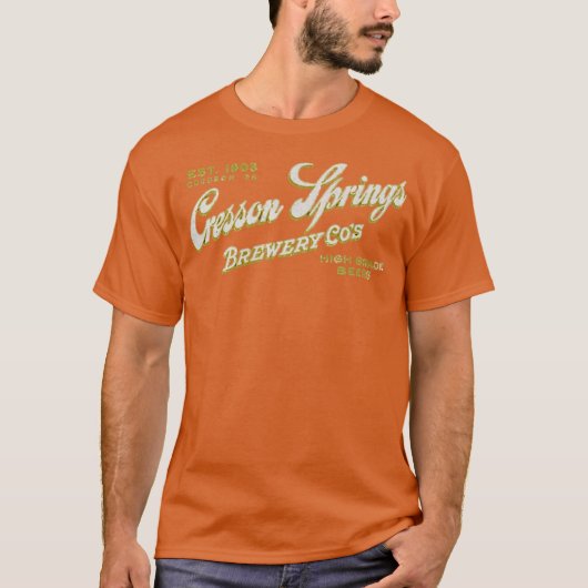Cresson Springs Brewery - Cresson, PA Tシャツ (正面)
