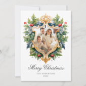 Crestエレガント Christmasフォトカード シーズンカード (正面)