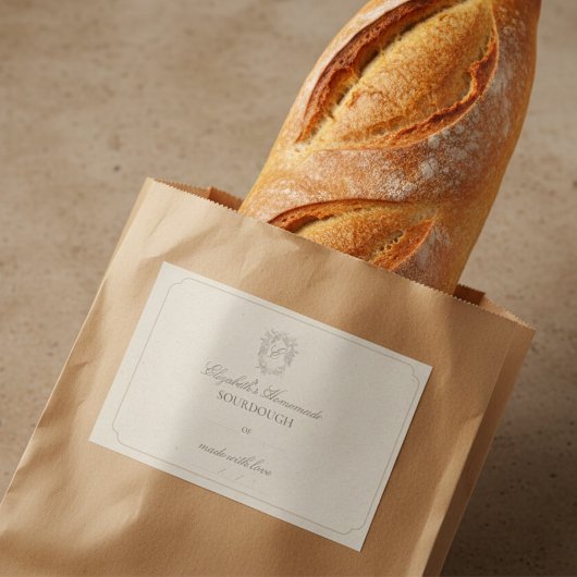 CREST エレガント DIY手作りギフトラベル フードラベル