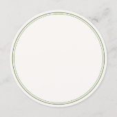 Crest Palm Tree Monogram Lets Eat Round Wedding メニュー (裏面)