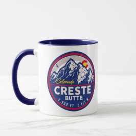 Crested Butte Colorado – キャンピングハイキングお土産 マグカップ