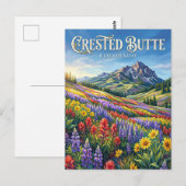 Crested Butte Colorado ポストカード (正面/裏面)