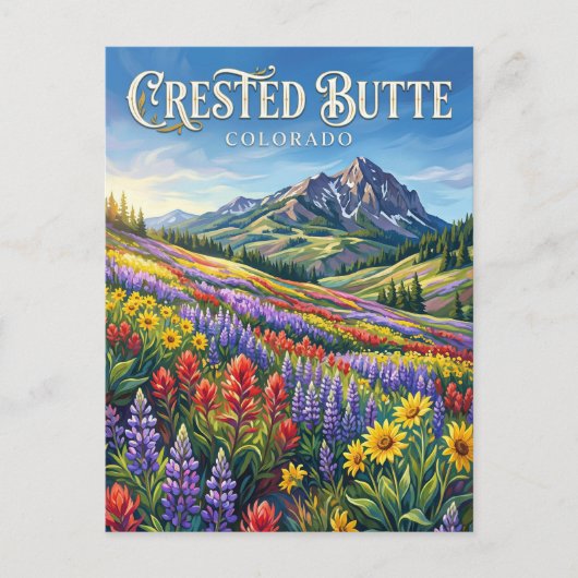 Crested Butte Colorado ポストカード (正面)