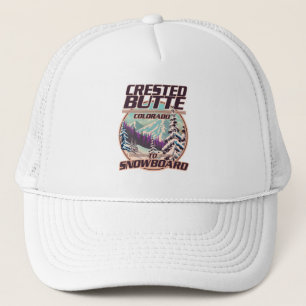 Crested Butte Colorado Snowboardingロゴ キャップ