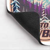 Crested Butte Colorado Snowboardingロゴ マウスパッド (コーナー)