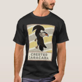 Crested caracara birds biologist ornithologist bir tシャツ (正面)