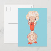 CRESTED DUCK シーズンポストカード (正面/裏面)