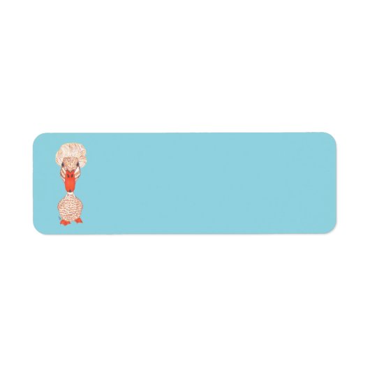 CRESTED DUCK ラベル (正面)