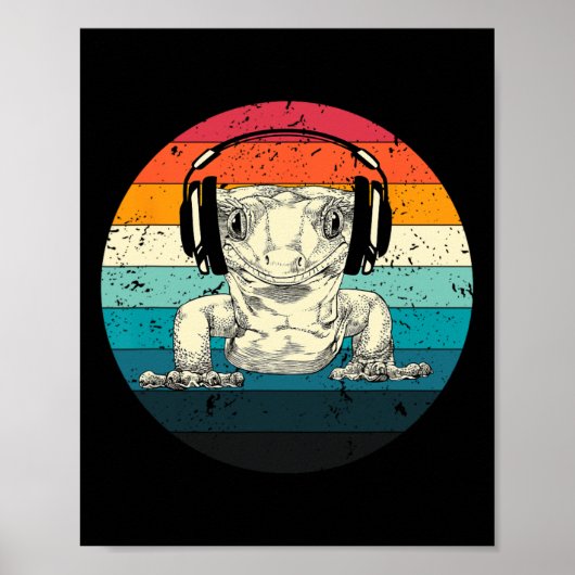 Crested Gecko遊のビデオゲーおもしろいム ポスター (正面)