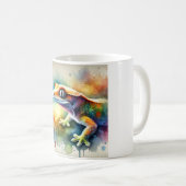 Crested Gecko 180624AREF115 - Watercolor コーヒーマグカップ (正面右)