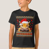 Crested Gecko Ugly Christmas Sweater  Tシャツ (正面)