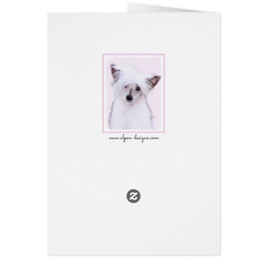 Crested Powderpuff中国のの絵画一覧 – Dog Art (裏面)